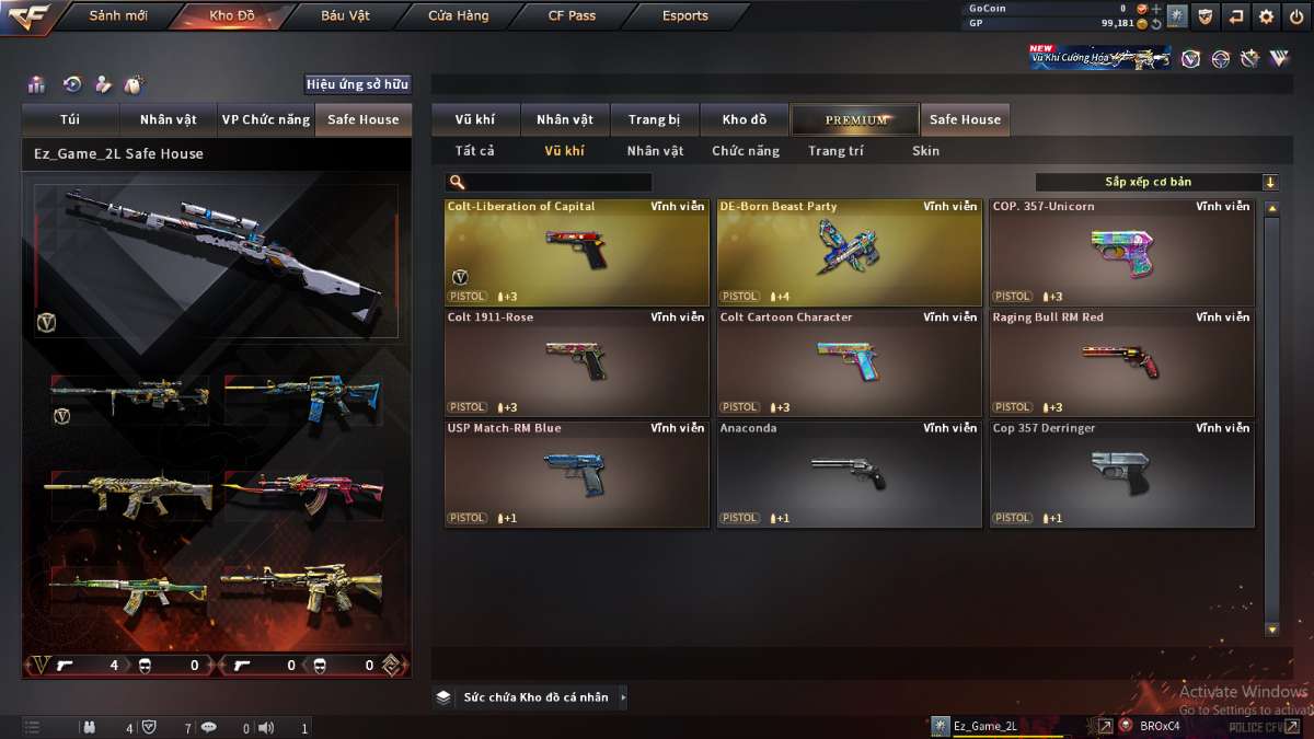 shop acc cf uy tin gia re